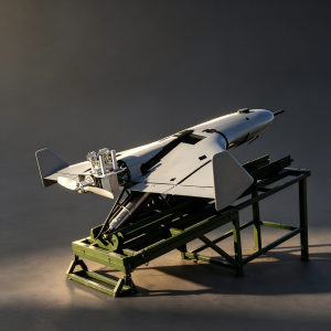 Small motorcycle-based cruise missile drone